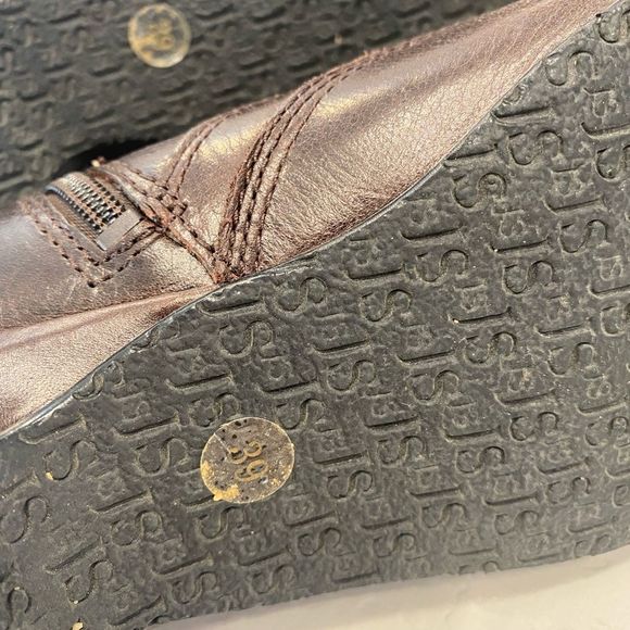 Josef Seibel Brown Leather Ankle Booties - Picture 6 of 10